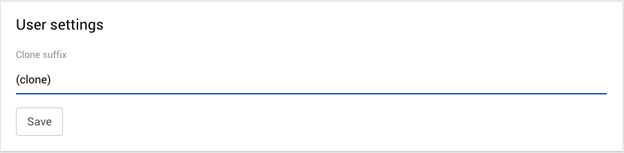 Clone Suffix Clone Suffix