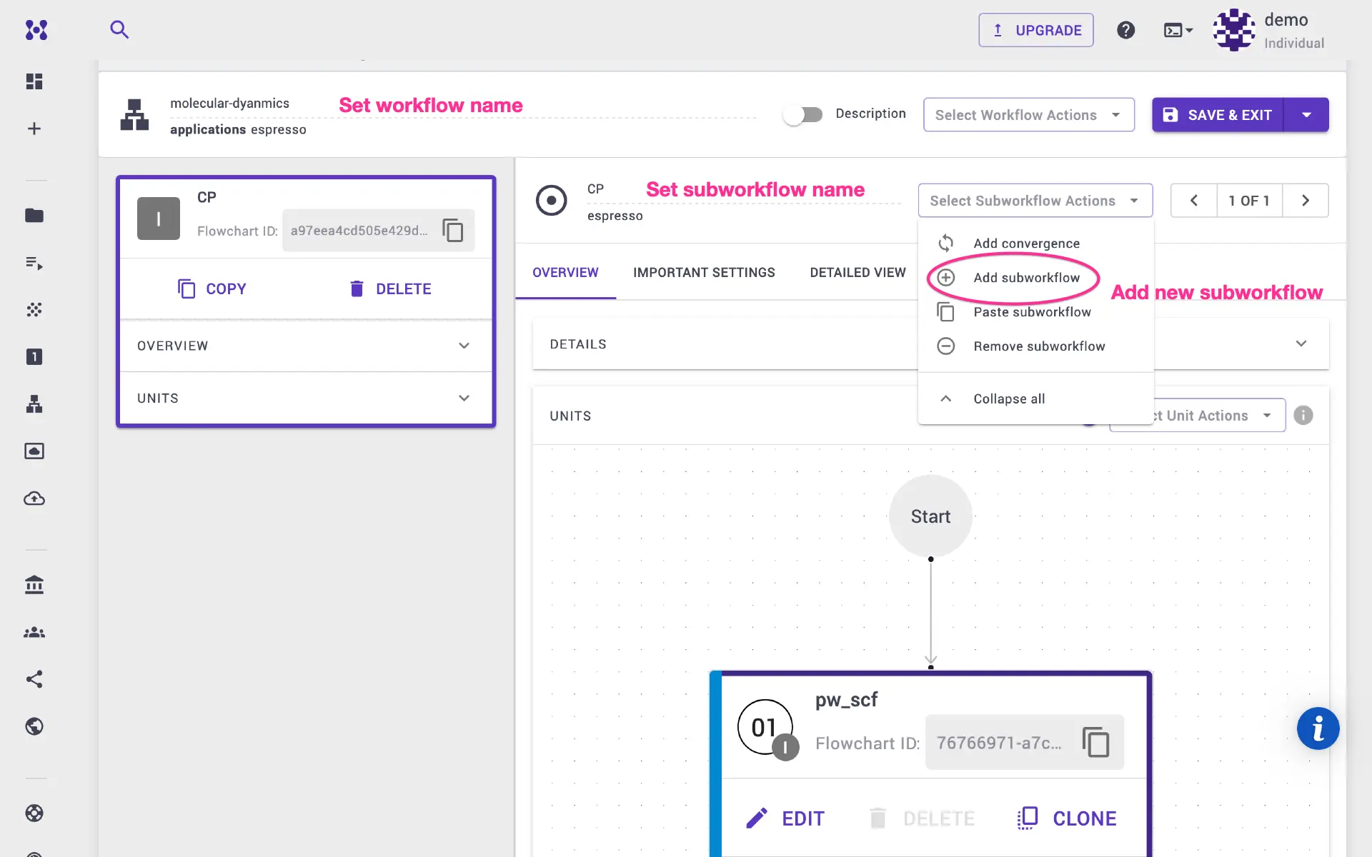 DeePMD add subworkflow DeePMD add subworkflow