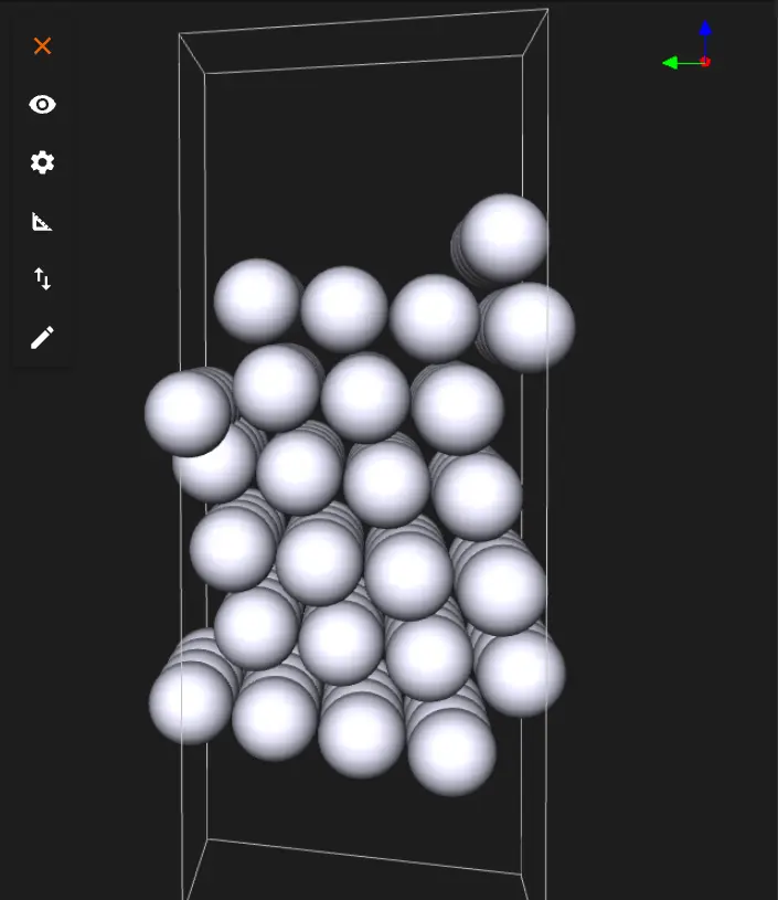 Pt(111) Surface with Terrace Step Pt(111) Surface with Terrace Step